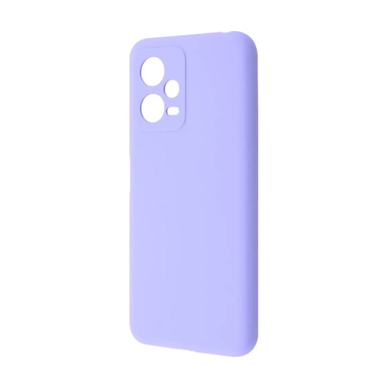 Silicone Case with Camera Shield for Xiaomi Redmi Note 12 5g/Poco X5 Purple